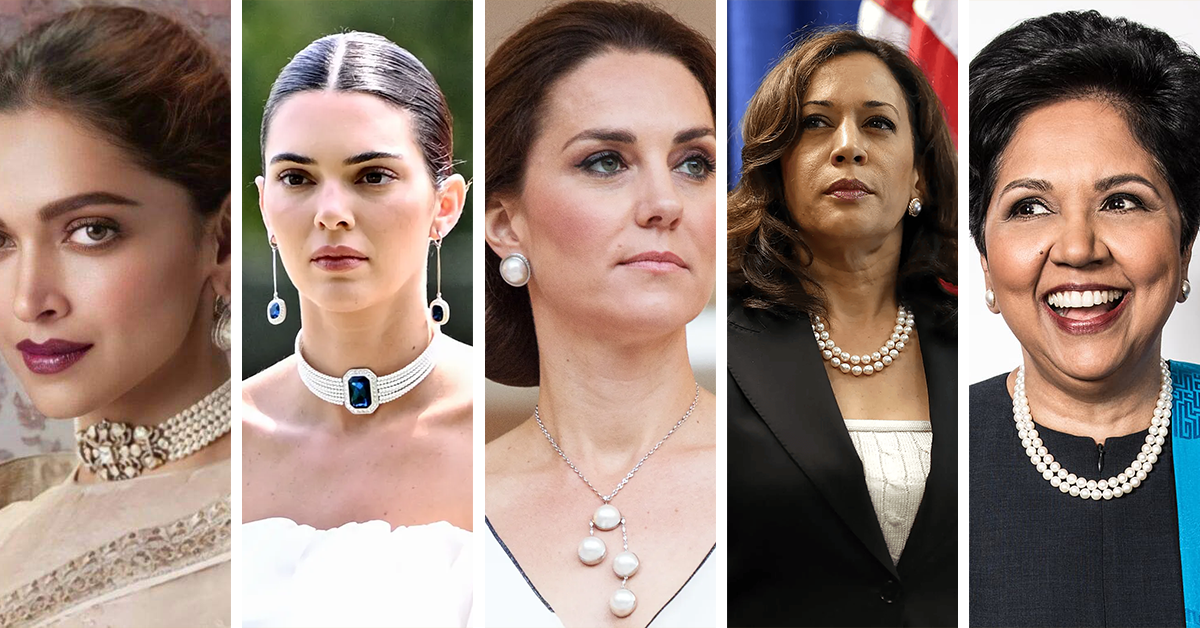 How Famous Women Across the World Sparkle in Stunning Pearl Jewelry