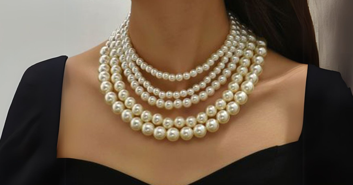 pearl wedding jewelry for brides