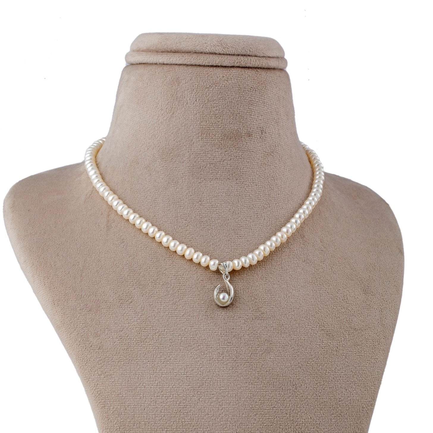 Kinoki Pearl Necklace and Earring Set