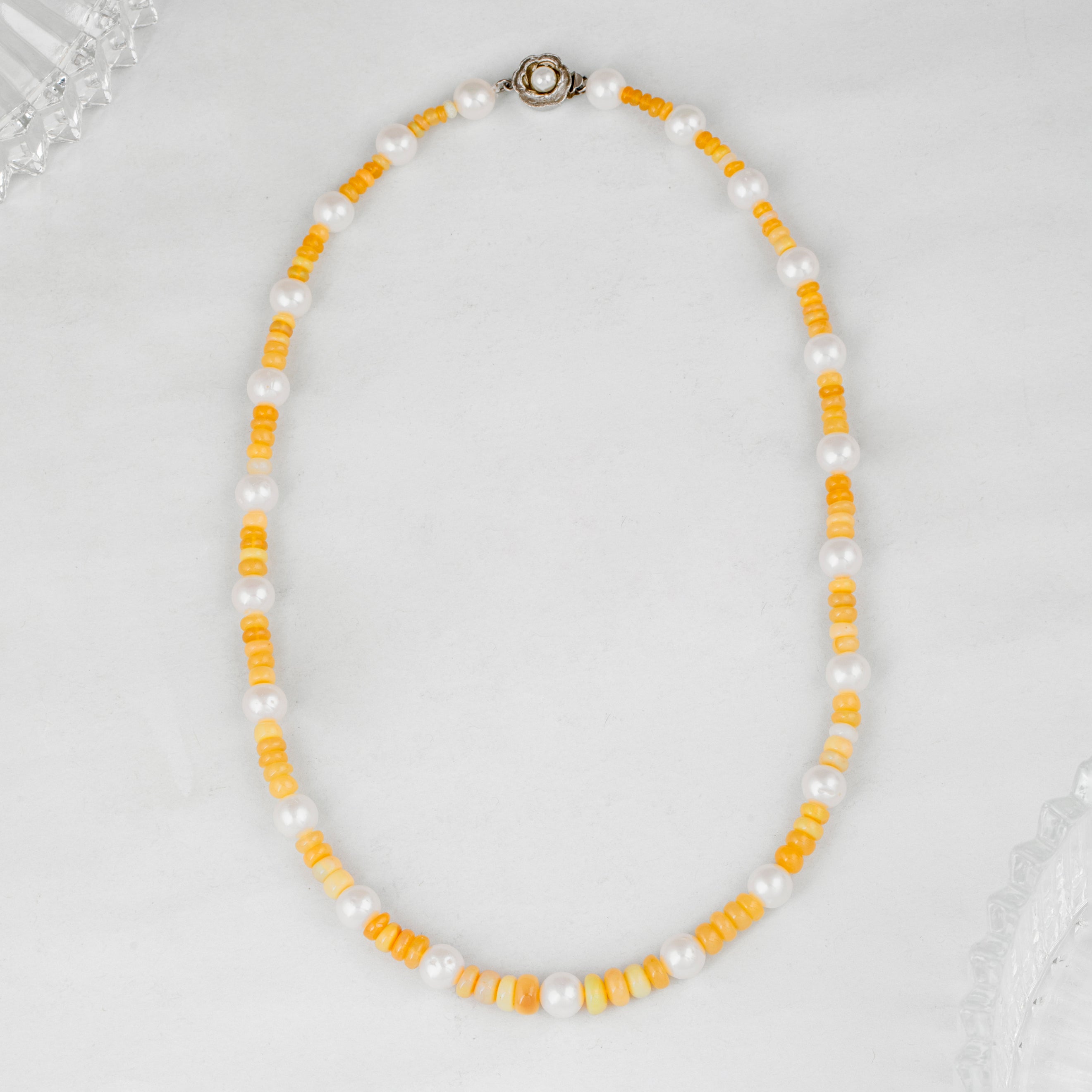 Golden Freshwater Pearl Necklace