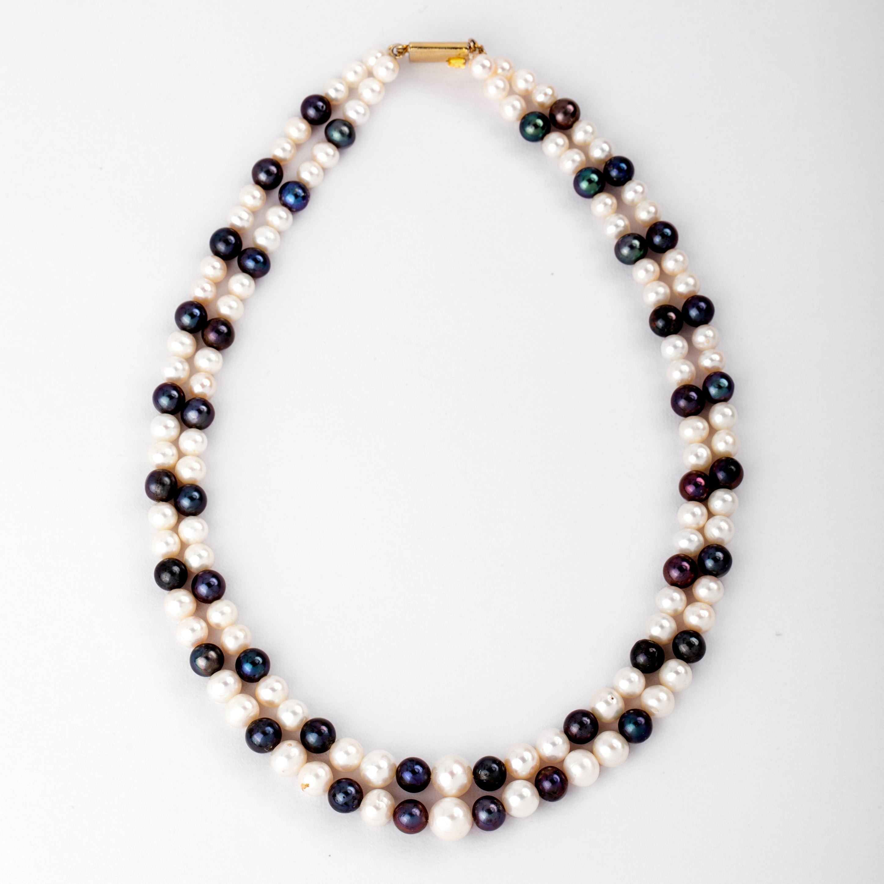Dual-Strand Freshwater Pearl Necklace