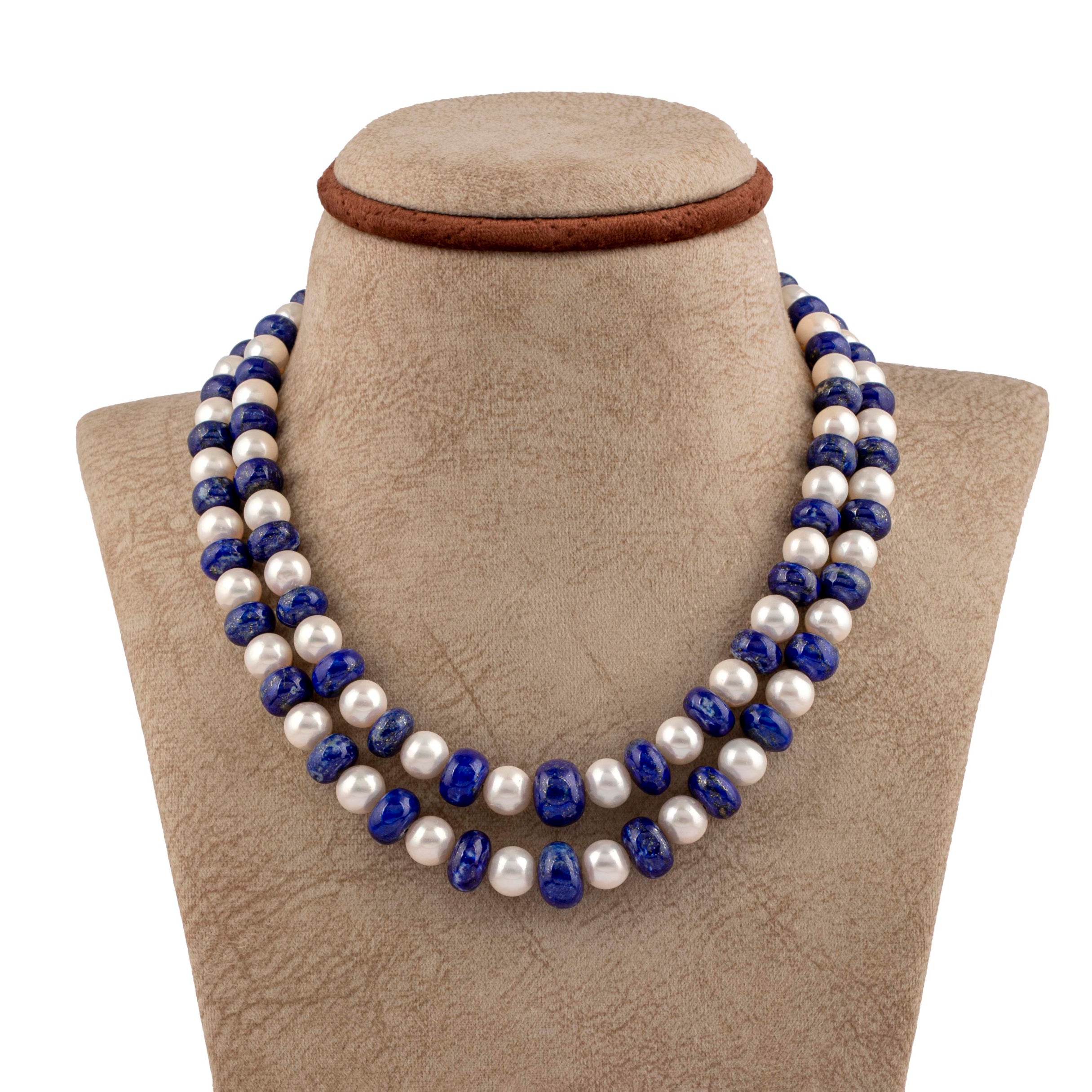 Lapis Luxe Freshwater Pearl Necklace