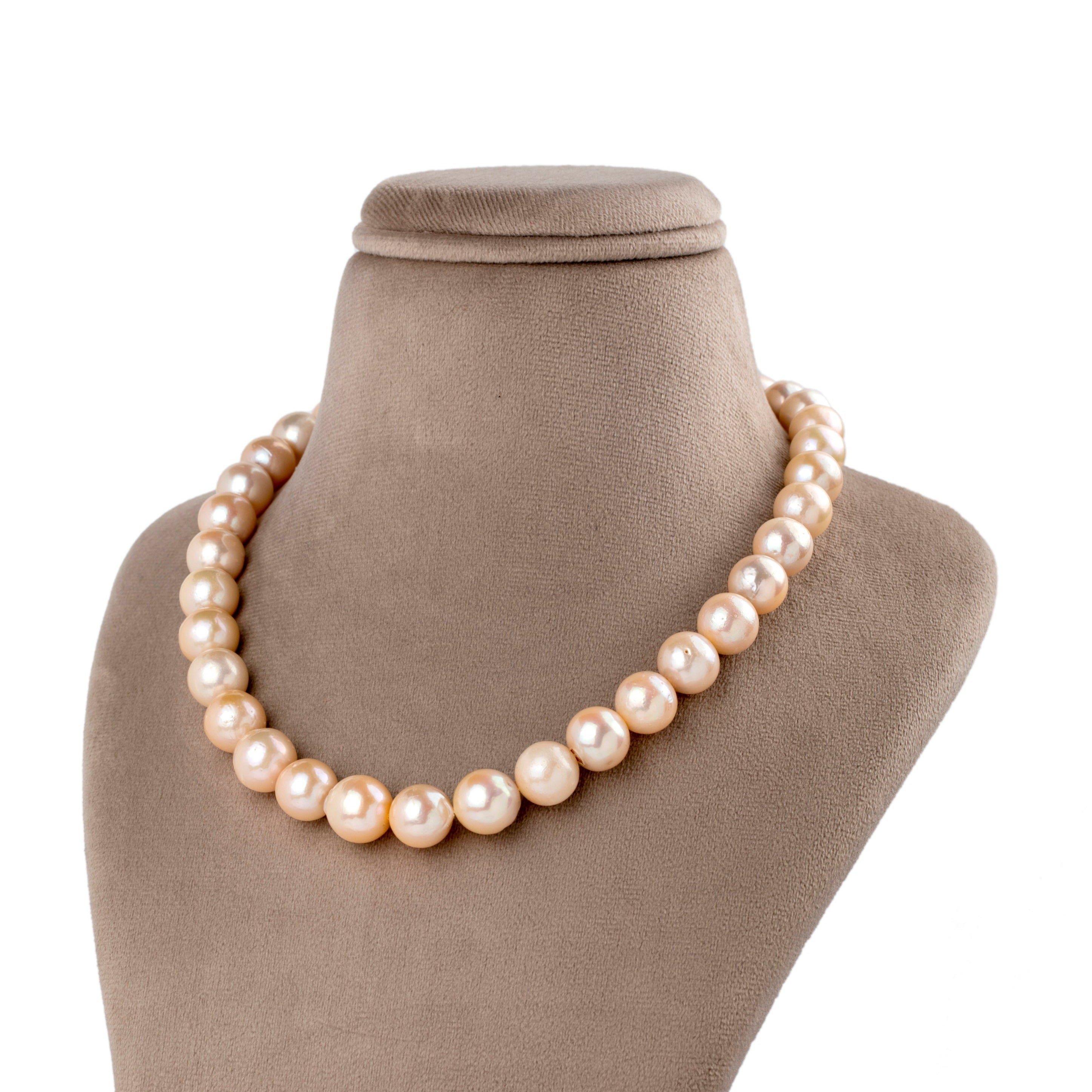 Peachy Pearl Freshwater Necklace