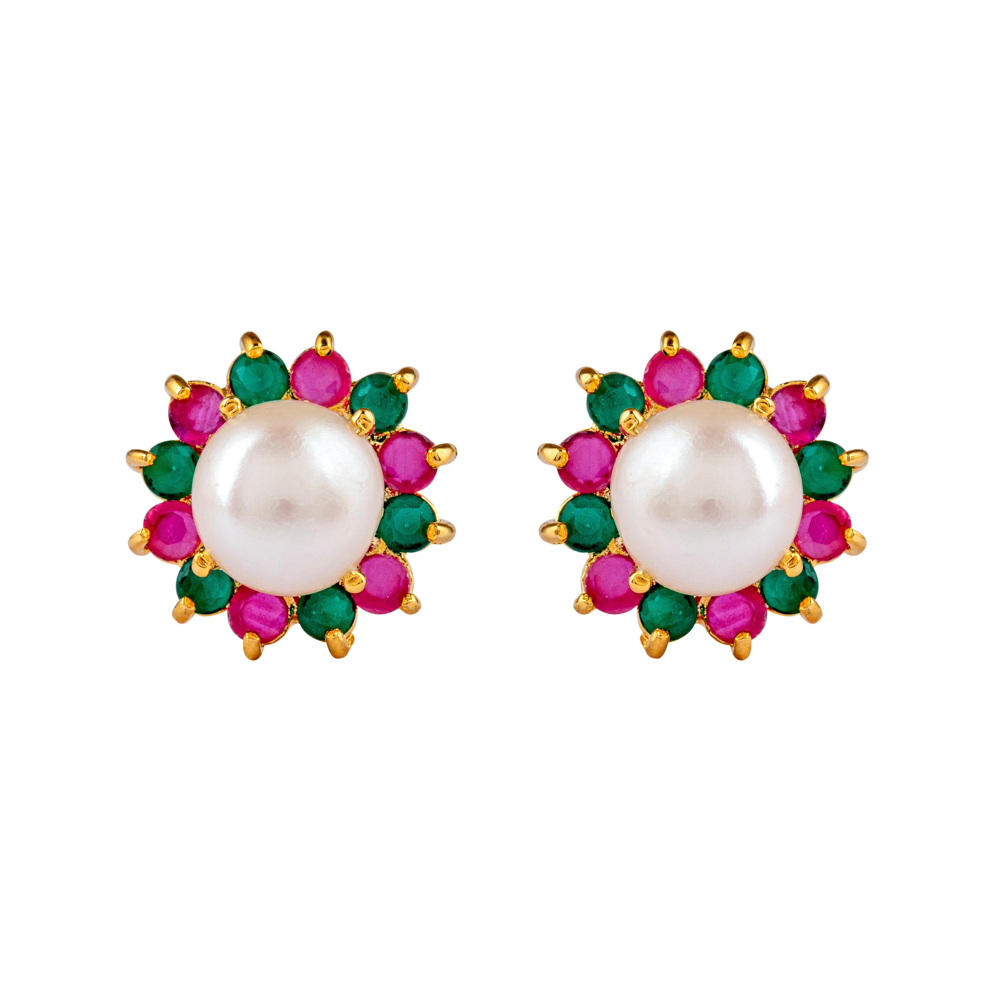 Jewels of Nature Trio Earrings | Pearl