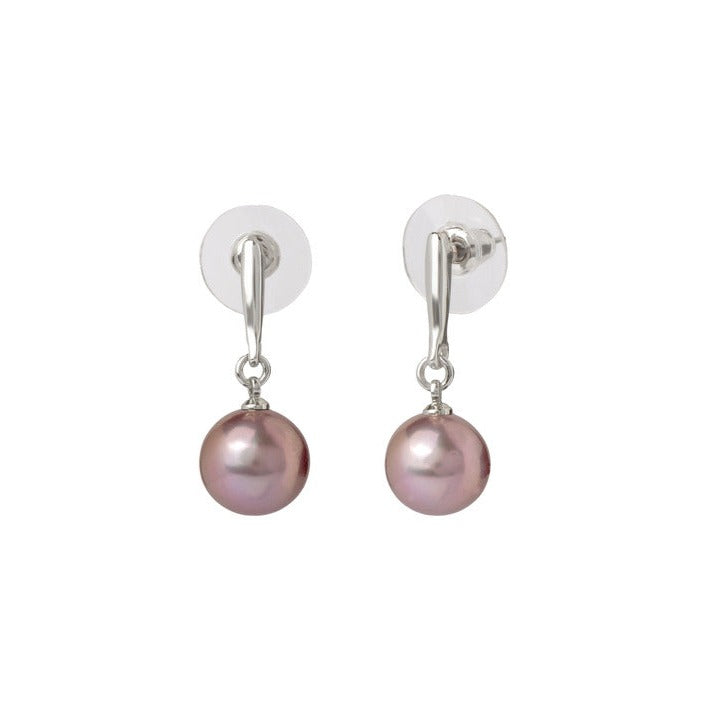 Romantic Rose Pearl Drop Earrings