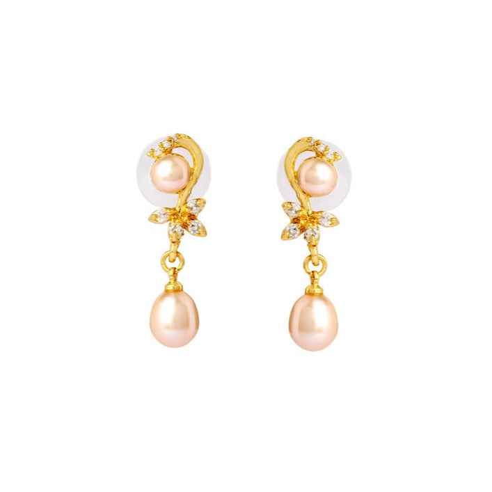 Petal Pearl Drops in Blush