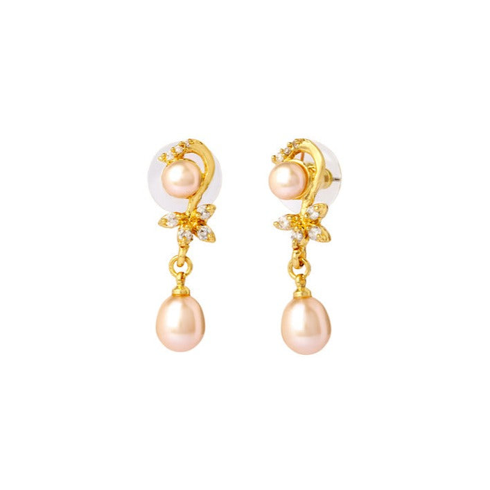 Petal Pearl Drops in Blush