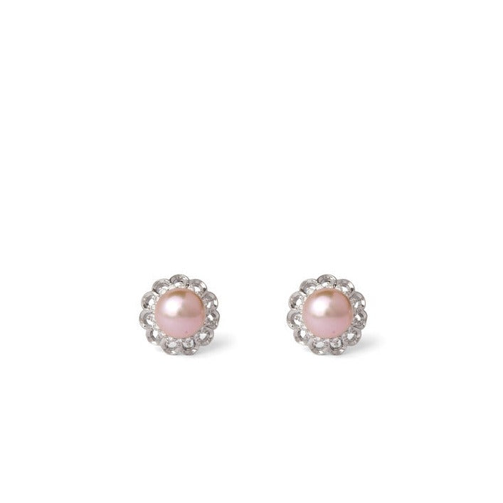 Regency Pearl Floral Studs