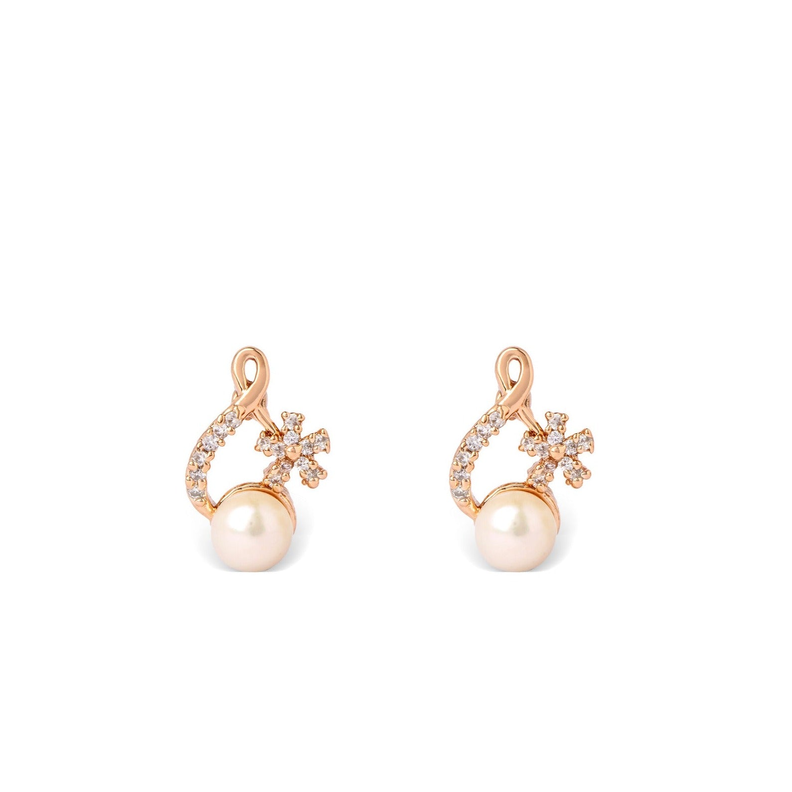 Classic Elegance Pearl  Earrings