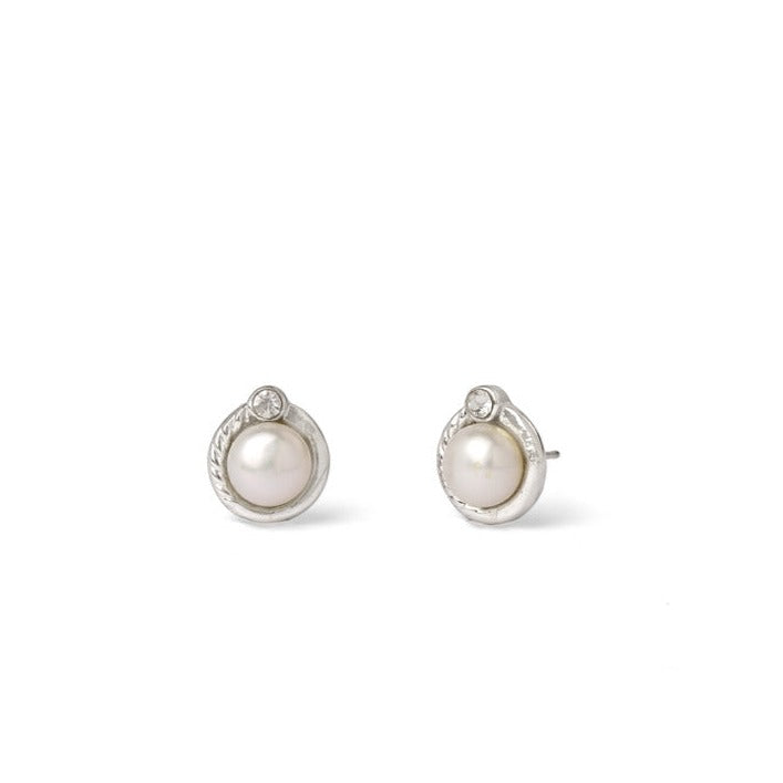 Glistening Love Freshwater Pearl Studs