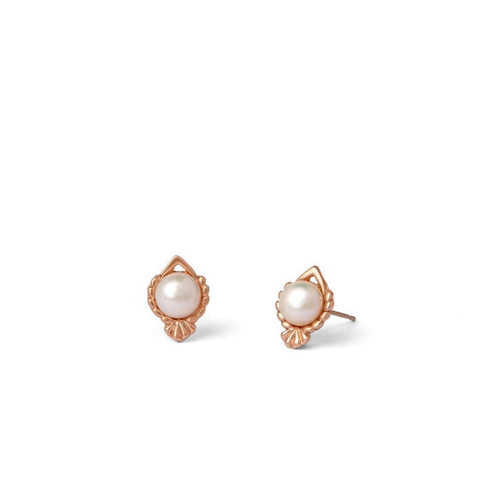 Pearl Essence Stud Earrings