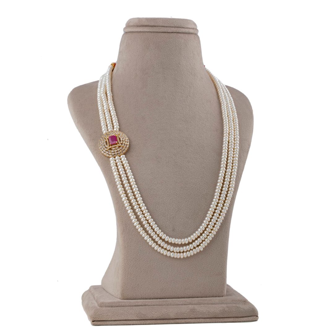 Bridal Pearl Necklace Set
